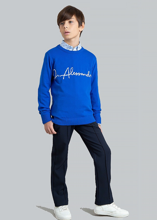 Штани, Темно-синій, Daniele Alessandrini Італія, 25OZ