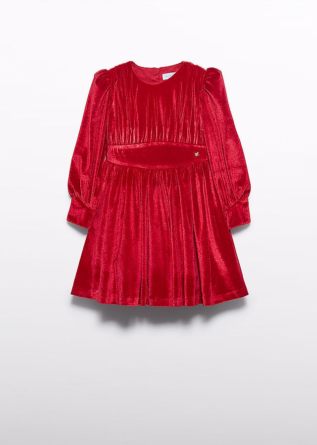 Сукня, довгий рукав, Червоний, AbelLula Іспанія, 26OZ