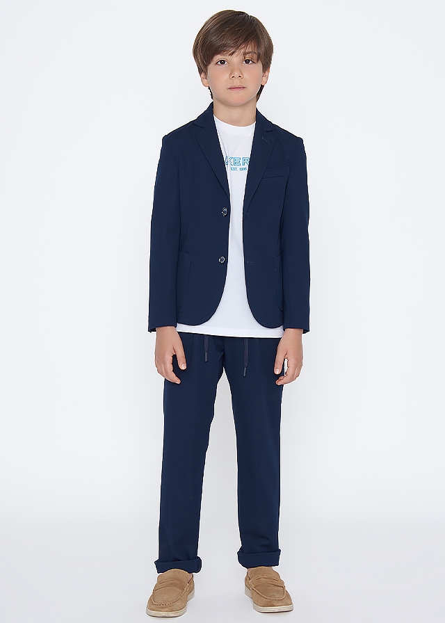 Комплект, піджак + штани, Темно-синій, JECKERSON Італія, 25VL