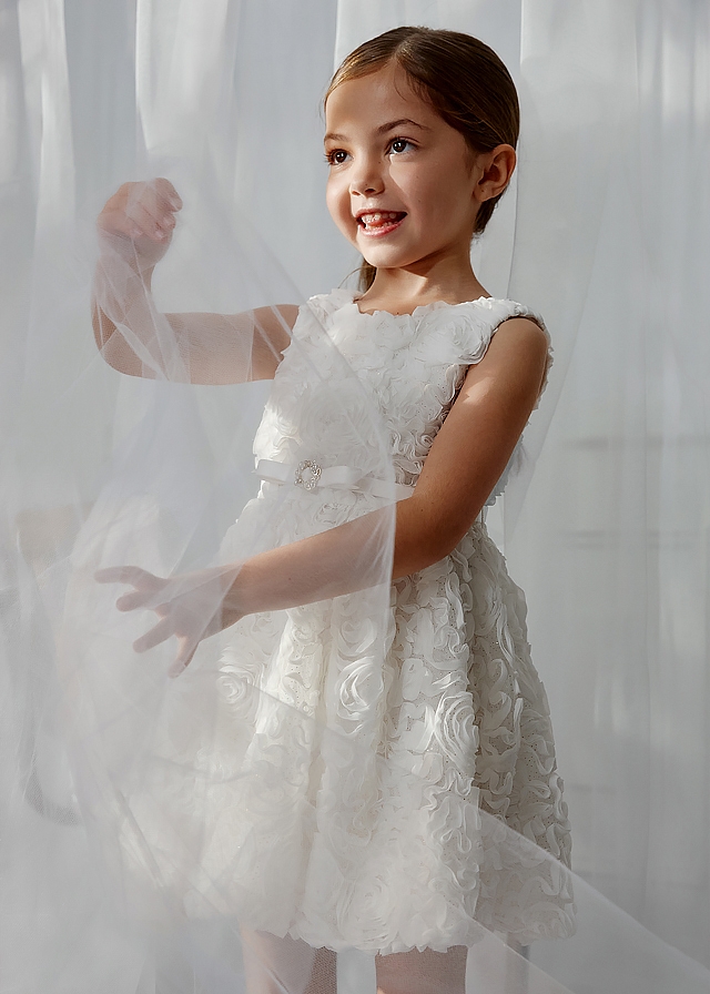 Сукня, Кремовий, AbelLula Іспанія, 26VL