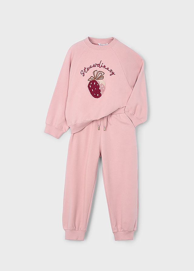 Комплект, Пуловер + штани, Рожевий, Mayoral Іспанія, 26OZ