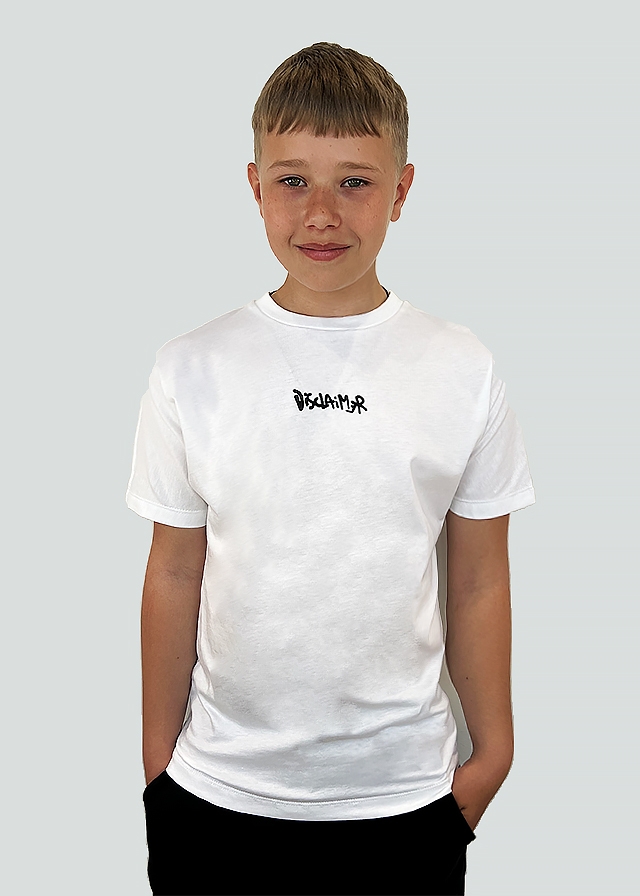Футболка, Білий, DISCLAIMER Італія, 25VL
