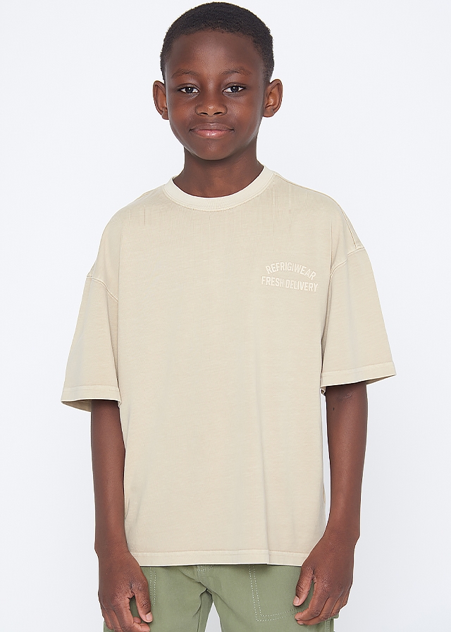 Футболка, Бежевий, RefrigiWear Італія, 25VL