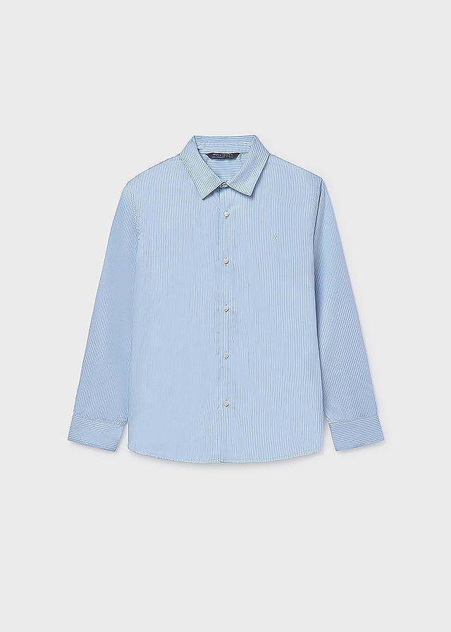 Сорочка, довгий рукав, Блакитний, Mayoral Іспанія, 26OZ