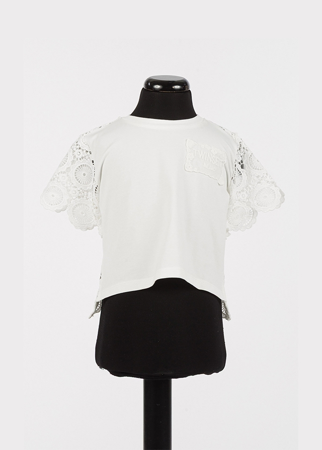 Футболка, Білий, TWINSET Італія, 26VL