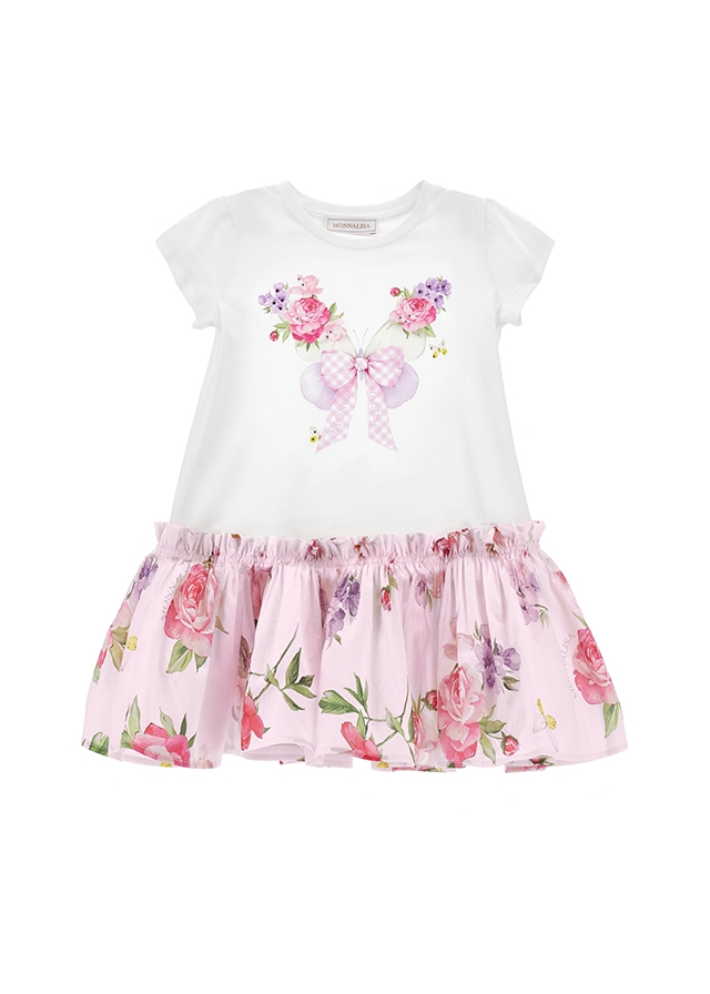 Сукня, Білий, MONNALISA Італія, 26VL