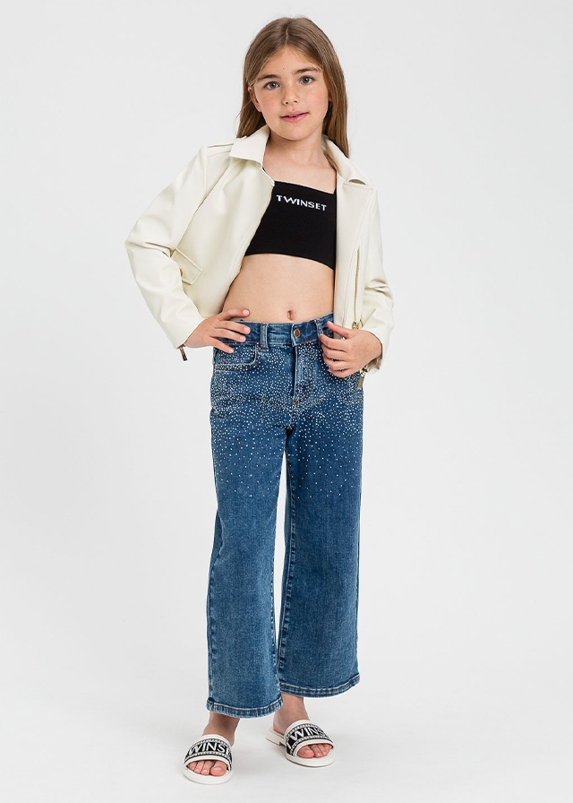 Футболка, Топ, Чорний, TWINSET Італія, 26VL