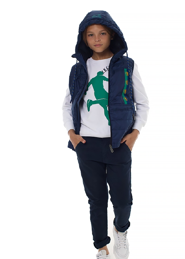 Штани, Темно-синій, Bikkembergs Італія, 25VL