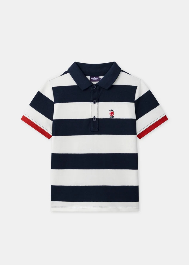 Футболка, POLO, Темно-синій, Sergent Major Франція, 26VL