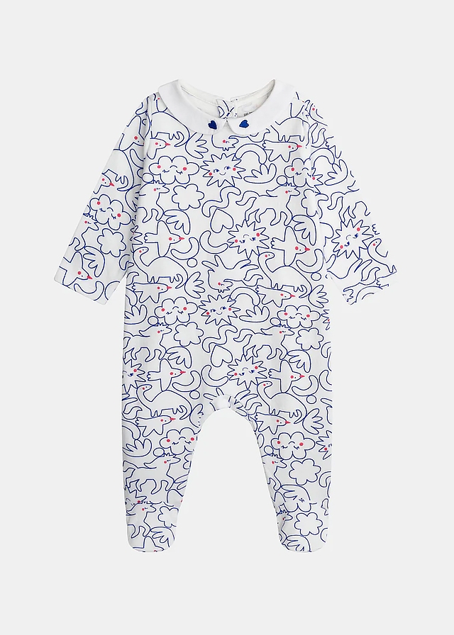 Комбінезон, Білий, Du pareil au meme Франція, 26VL