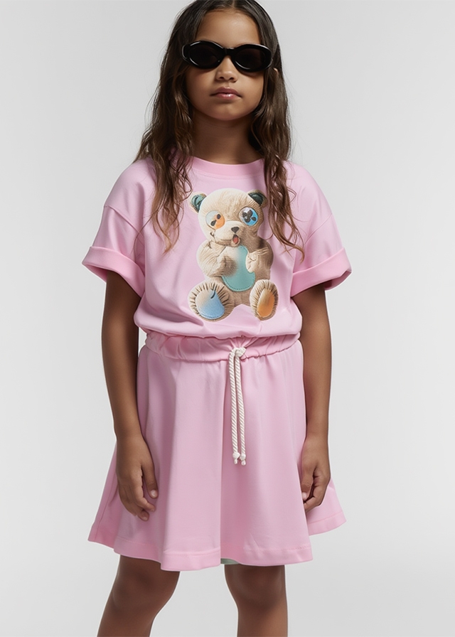 Сукня, Рожевий, BARROW Kids Італія, 26VL Сукня, Рожевий, BARROW Kids Італія, 26VL