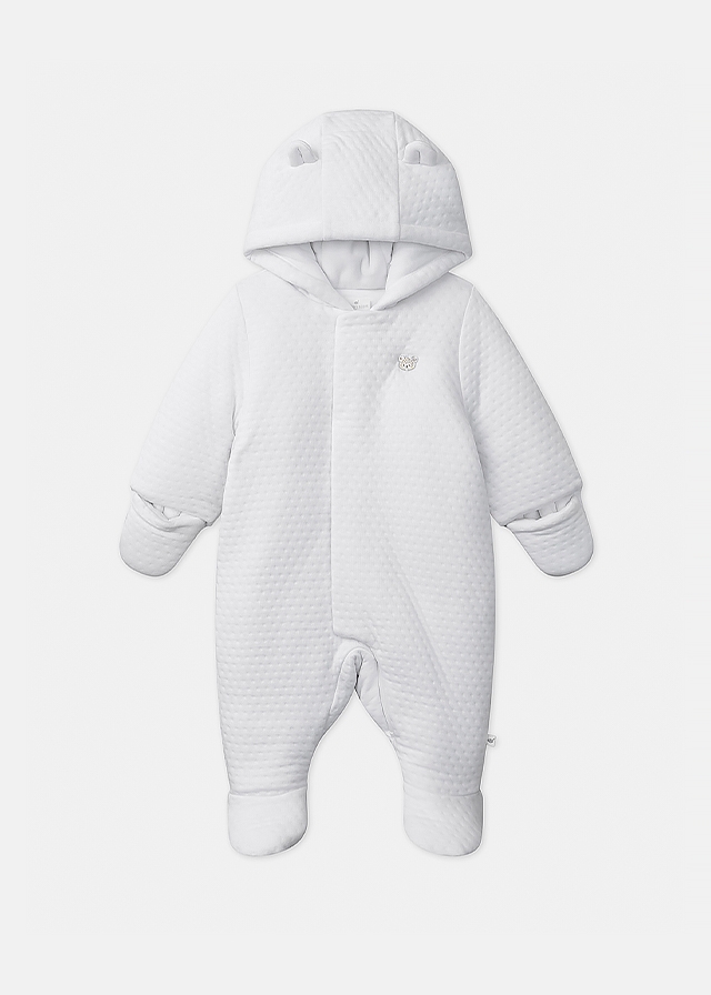 Комбінезон, з капюшоном (плюшева підкладка), Білий, Sergent Major Франція, 25VL