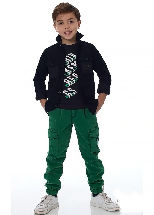 Штани, Зелений, Bikkembergs Італія, 25OZ