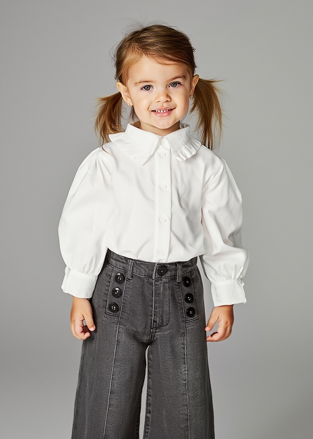 Блуза, довгий рукав, Білий, TWINSET Італія, 26OZ