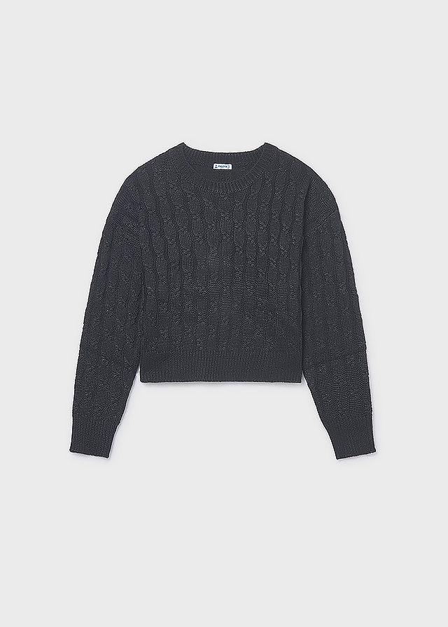 Светр, з люрексом, Чорний, Mayoral Іспанія, 26OZ