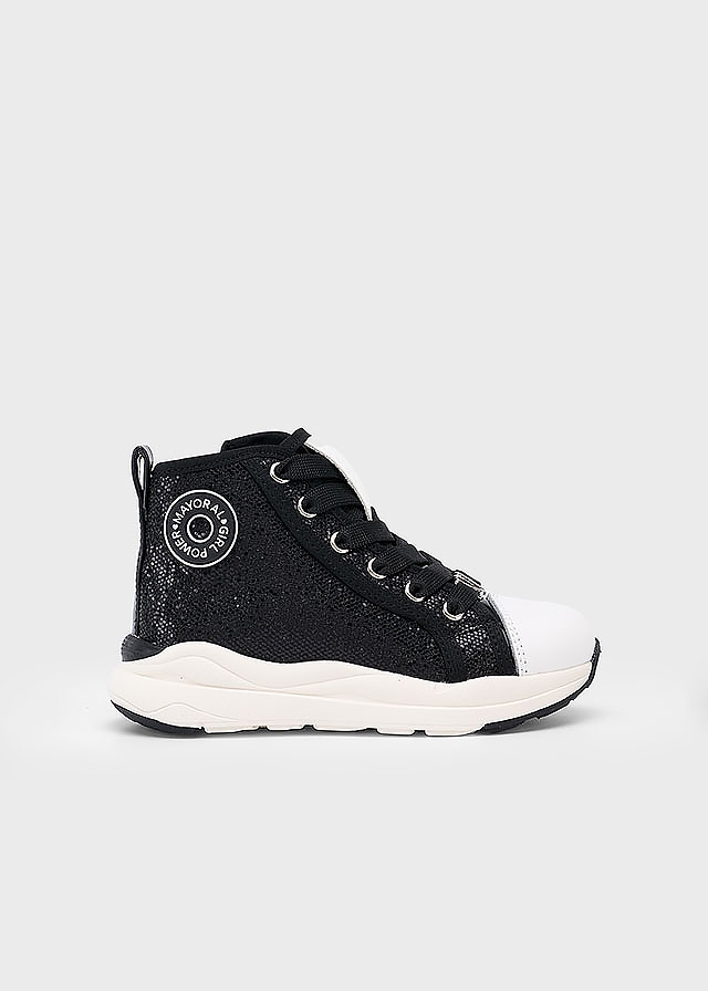 Кеди, високі, Чорний, Mayoral Іспанія, 26OZ