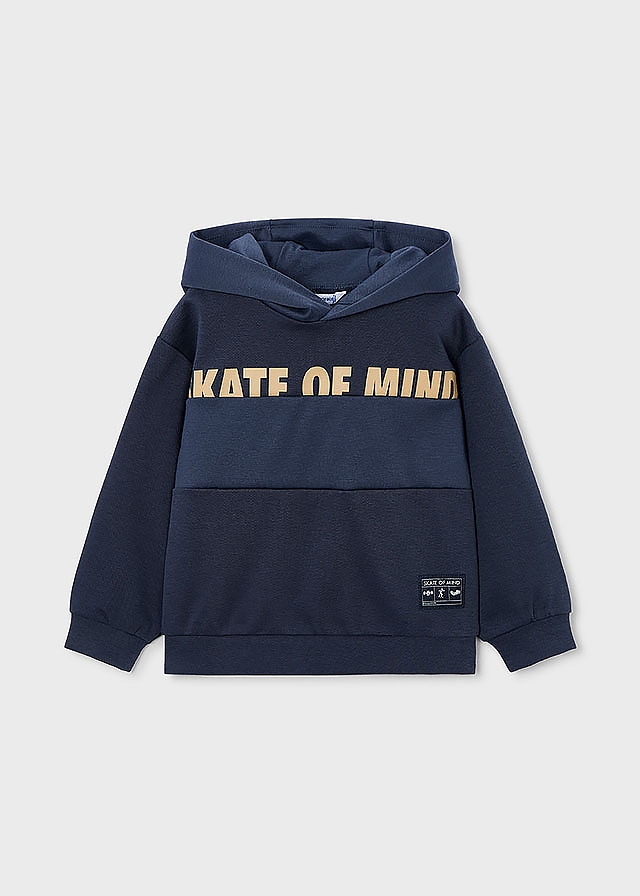 Пуловер, з капюшоном, Темно-синій, Mayoral Іспанія, 26OZ