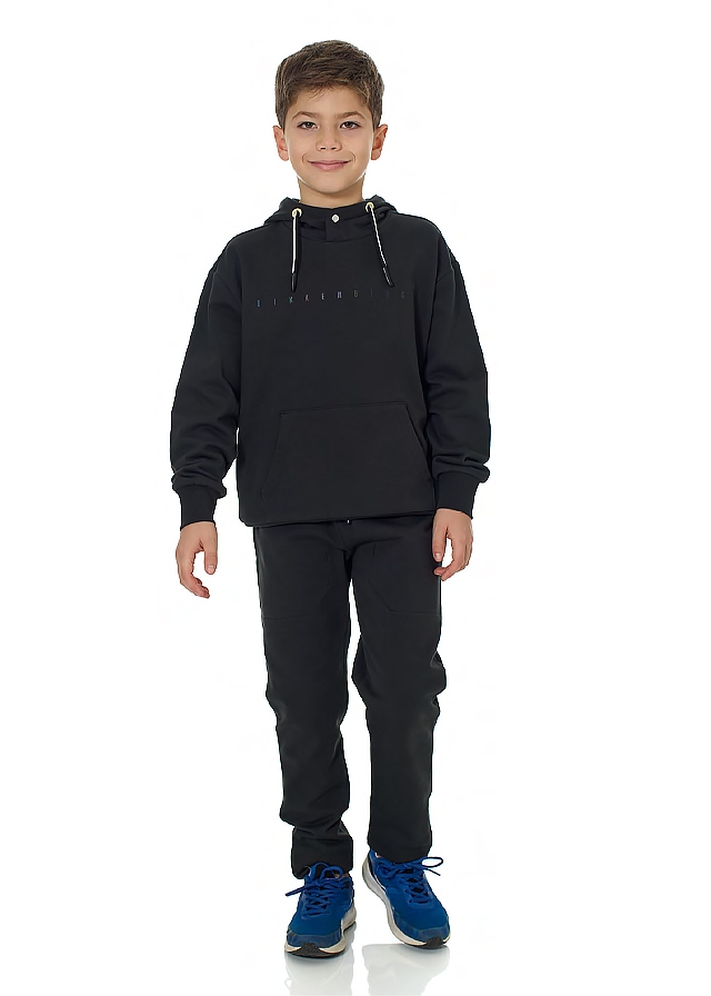 Пуловер, з капюшоном (легке утеплення), Темно-сірий, Bikkembergs Італія, 26OZ