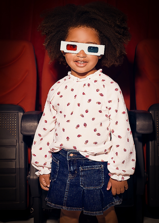 Спідниця, джинсова, Темно-синій, Mayoral Іспанія, 26OZ