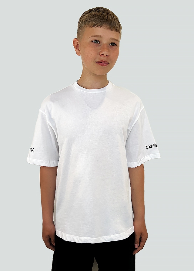 Футболка, Білий, DISCLAIMER Італія, 25VL