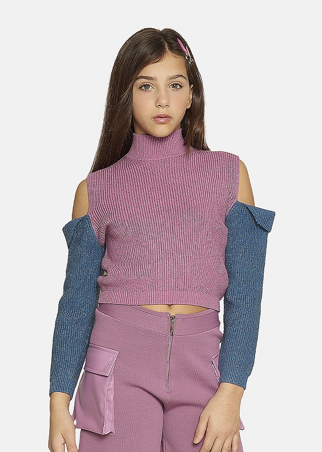 Светр, Бузковий, To Be Too Італія, 25OZ Светр, Бузковий, To Be Too Італія, 25OZ