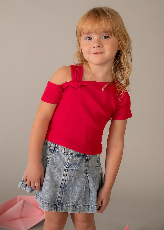 Футболка, Топ, Кремовий, Mayoral Іспанія, 26VL