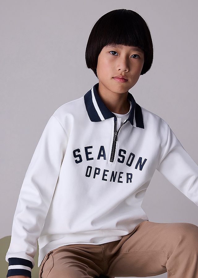 Джемпер, Поло, Білий, Mayoral Іспанія, 26OZ