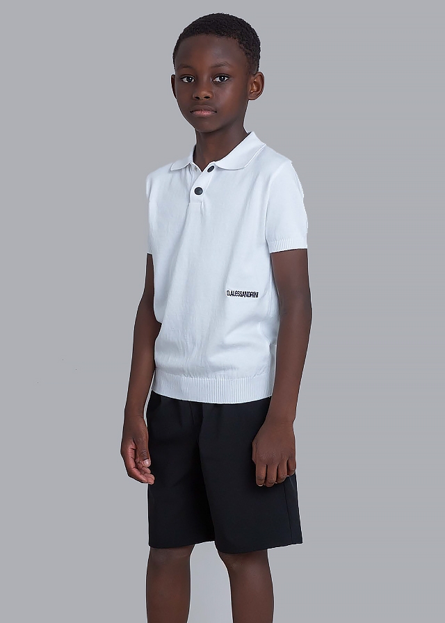 Футболка, POLO, Білий, Daniele Alessandrini Італія, 25VL