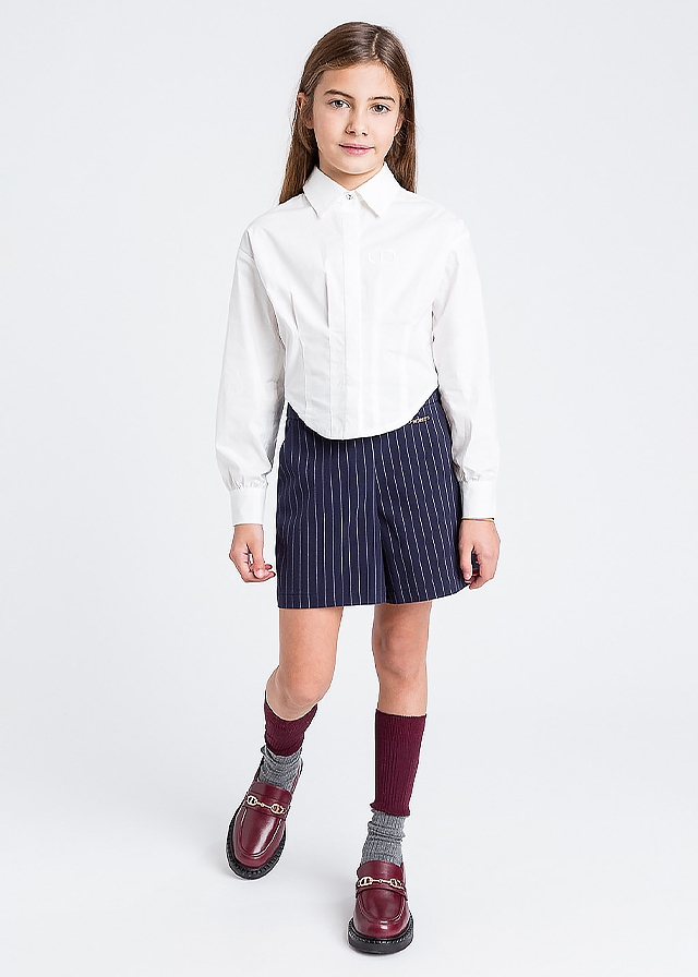 Сорочка, довгий рукав, Білий, TWINSET Італія, 26OZ