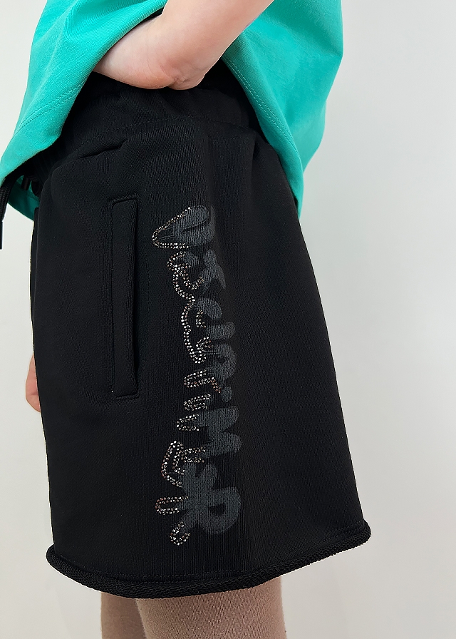 Шорти, Чорний, DISCLAIMER Італія, 25VL