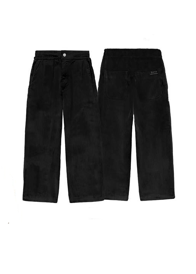 Штани, вельветові, Чорний, DISCLAIMER Італія, 26OZ Штани, вельветові, Чорний, DISCLAIMER Італія, 26OZ