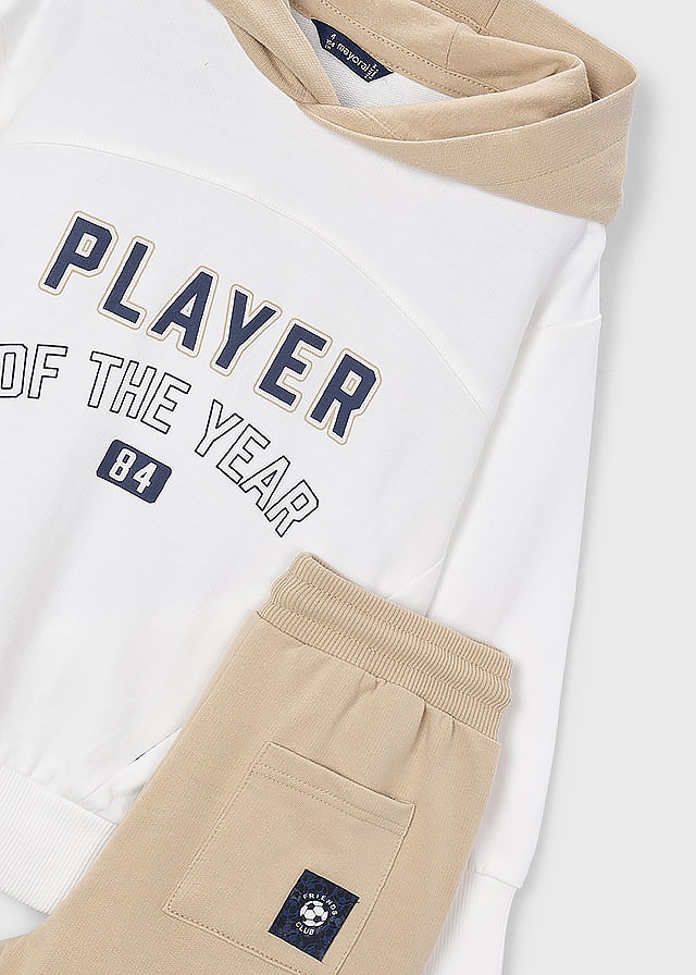 Комплект, Пуловер + штани, Бежевий, Mayoral Іспанія, 26VL