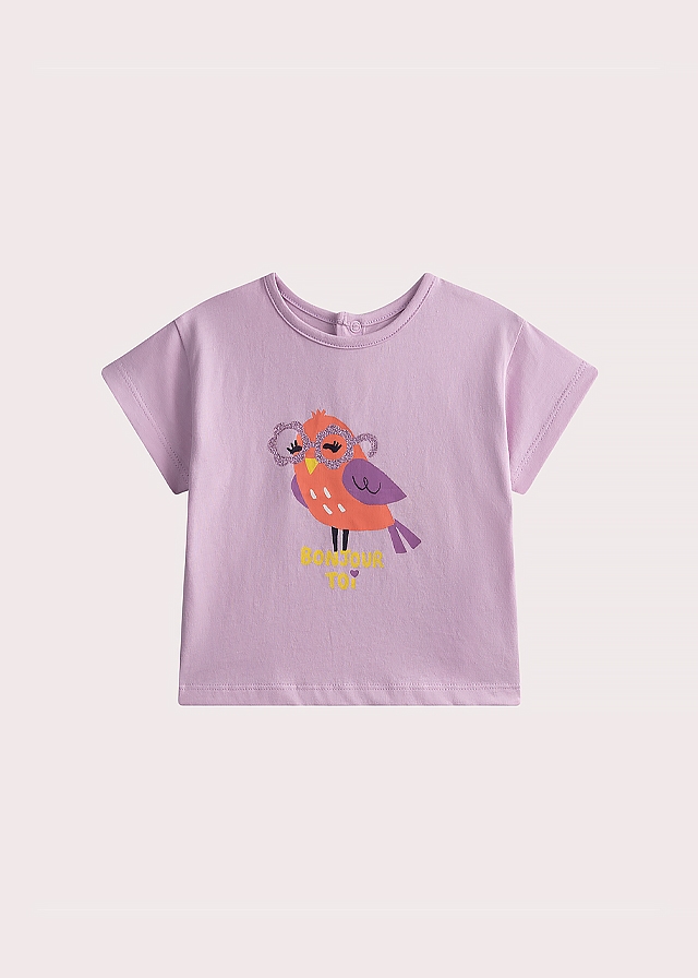 Футболка, Бузковий, Du pareil au meme Франція, 25VL