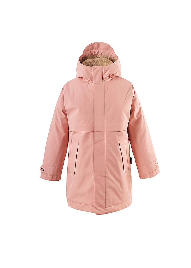 Куртка, DESERT FOX, парка з капюшоном  (хутряна підкладка), тепла та водонепроникна, Рожевий, GOSOAKY Нідерланди, 26OZ