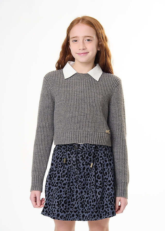 Светр, Темно-сірий, Manila Grace Італія, 26OZ Светр, Темно-сірий, Manila Grace Італія, 26OZ