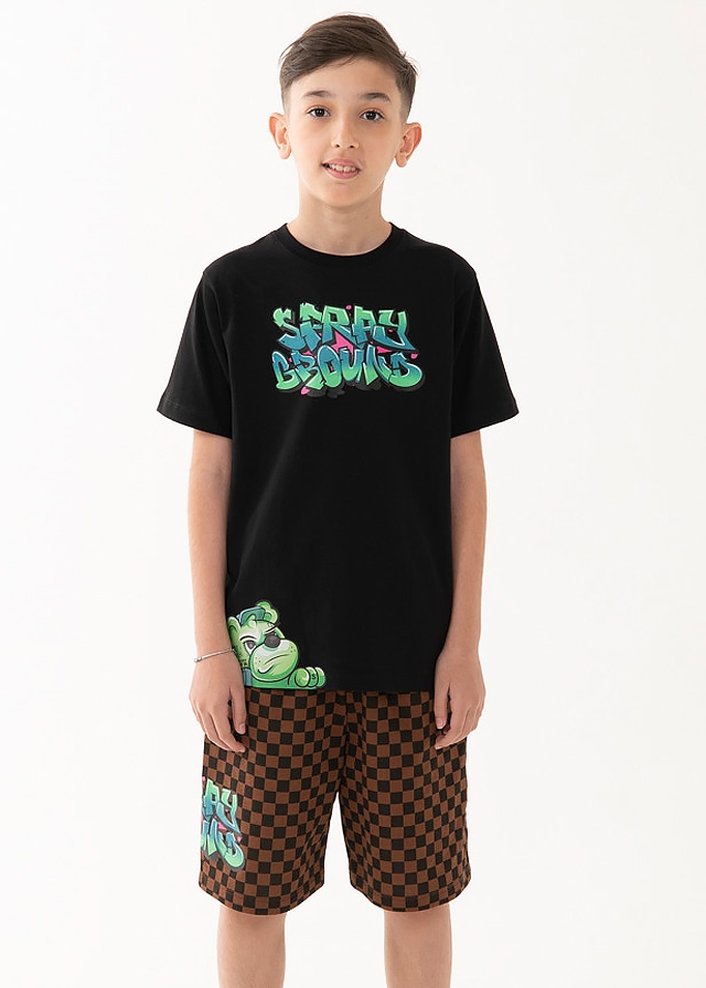 Футболка, Чорний, SPRAYGROUND США, 26VL