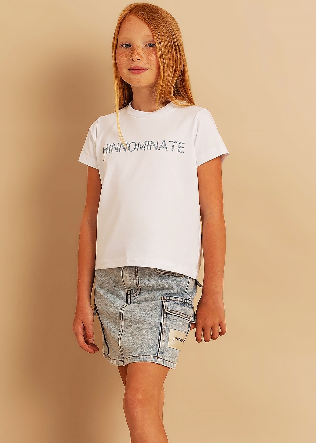 Футболка, Білий, HINNOMINATE Італія, 25VL