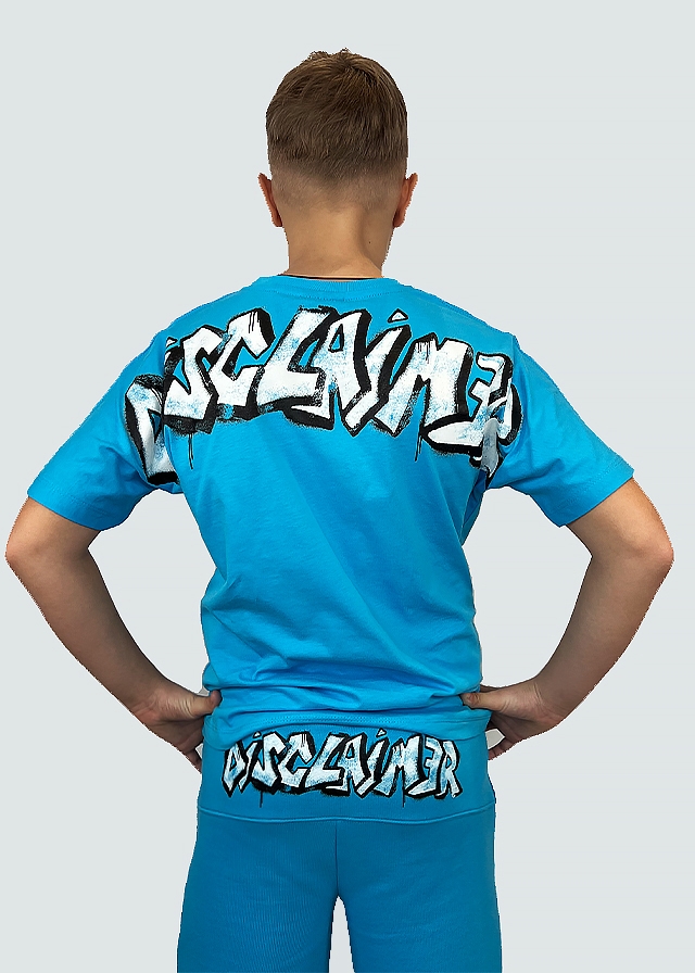 Футболка, Синій, DISCLAIMER Італія, 25VL