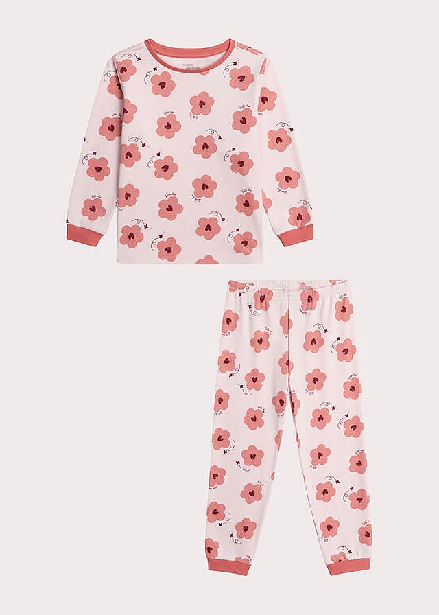 Піжама, Джемпер + штани, Рожевий, Du pareil au meme Франція, 26OZ