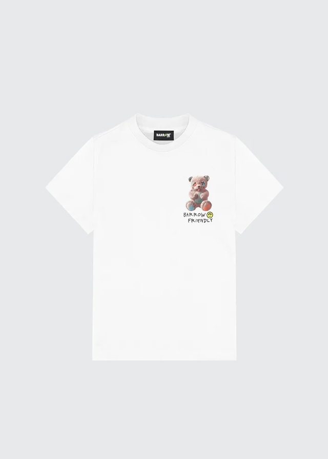 Футболка, Білий, BARROW Kids Італія, 26VL Футболка, Білий, BARROW Kids Італія, 26VL