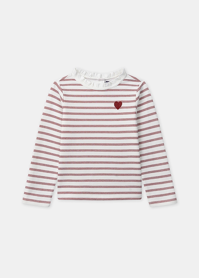 Джемпер, у червону смугу, Кремовий, Sergent Major Франція, 26OZ