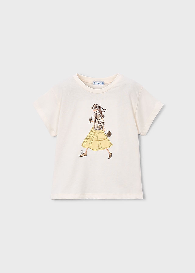Футболка, Кремовий, Mayoral Іспанія, 26VL