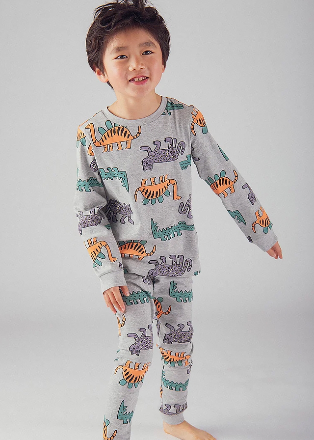 Піжама, Джемпер + штани, Сірий, Du pareil au meme Франція, 26VL Піжама, Джемпер + штани, Сірий, Du pareil au meme Франція, 26VL