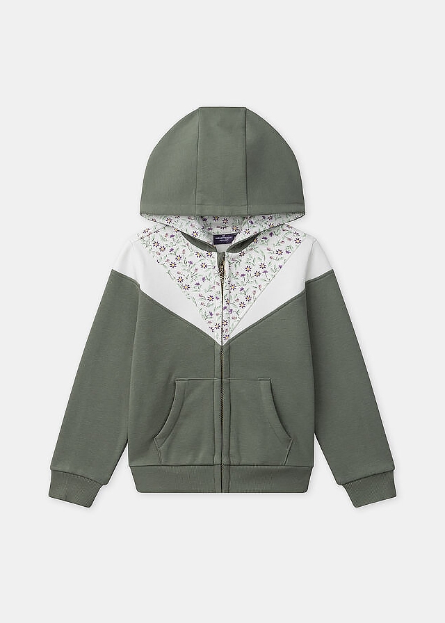 Кофта, утеплена, з капюшоном, Зелений, Sergent Major Франція, 26OZ