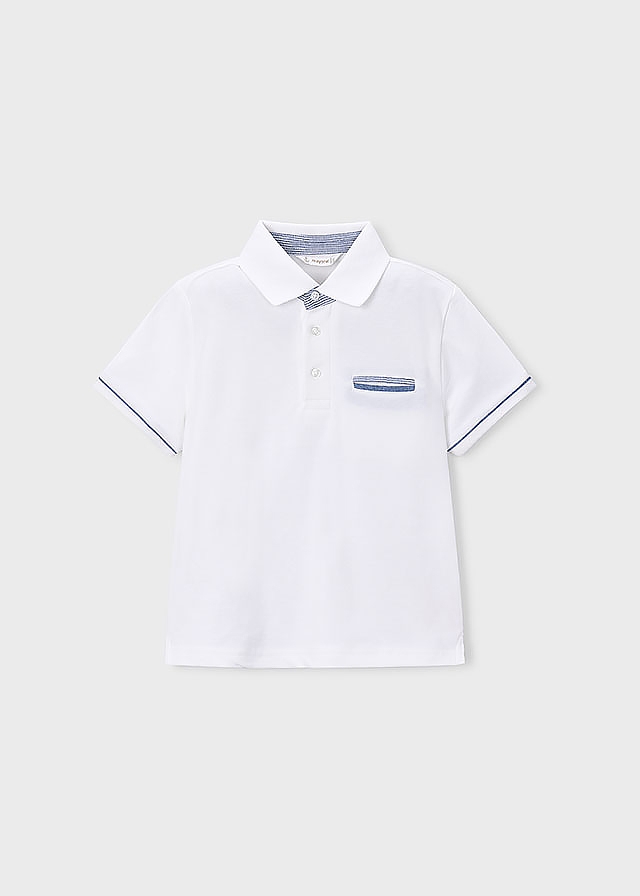 Футболка, POLO, Білий, Mayoral Іспанія, 26VL