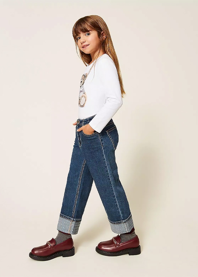 Штани, Джинси, Синій, TWINSET Італія, 26OZ