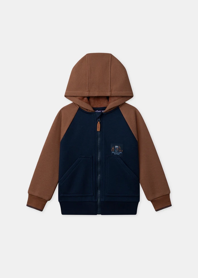 Кофта, з капюшоном, утеплена, Темно-синій, Sergent Major Франція, 26OZ