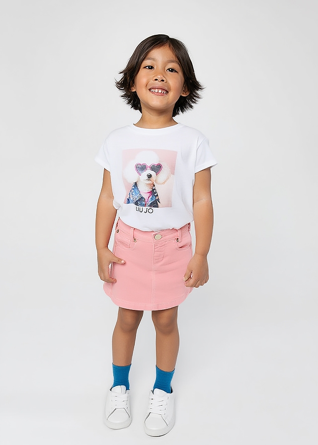 Футболка, Білий, LIU JO Італія, 26VL