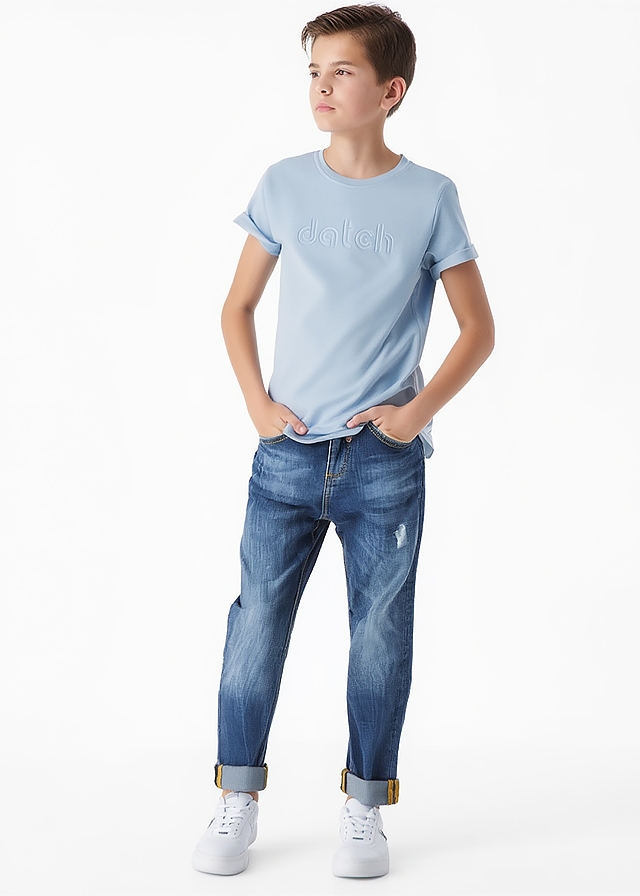 Футболка, Блакитний, DATCH Італія, 26VL