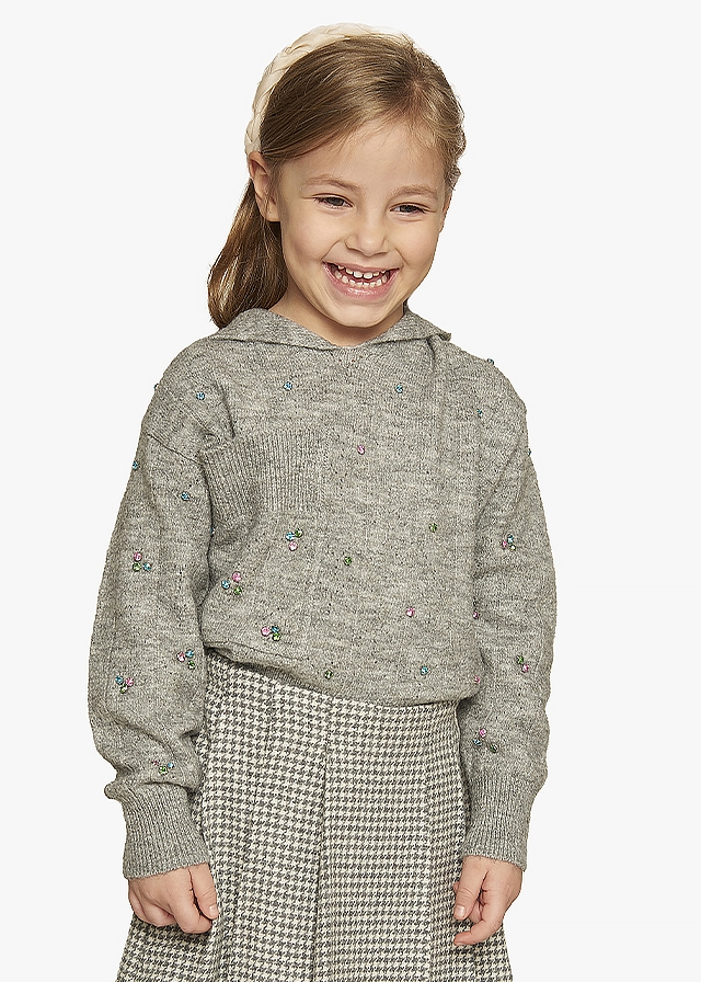 Светр, з капюшоном, Сірий, To Be Too Італія, 25OZ Светр, з капюшоном, Сірий, To Be Too Італія, 25OZ